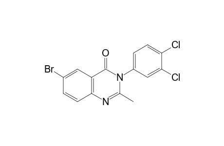 6-bromo-3-(3,4-dichlorophenyl)-2-methyl-4(3H)-quinazolinone