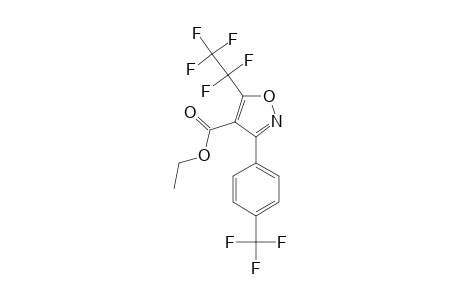 ETHYL-5-(PENTAFLUOROETHYL)-3-[4-(TRIFLUOROMETHYL)-PHENYL]-4-ISOXAZOLE-CARBOXYLATE