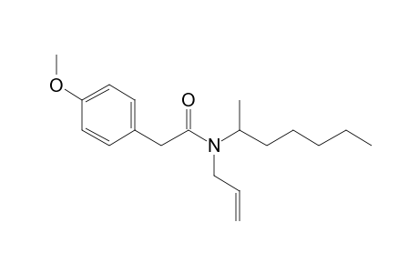 Acetamide, N-allyl-N-(hept-2-yl)-2-(4-methoxyphenyl)-