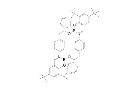 2,2'-Di(phenyl)bis[7,7',9,9'-tert-butyl-3-aza-2-bora-1-oxabicyclo[4.4.0]decano][5.5]paracyclophane