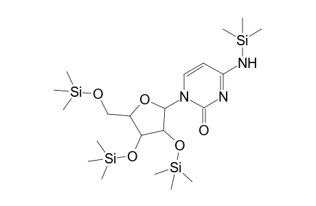 Cytosine riboside, tetra-TMS