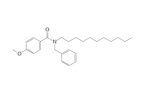 Benzamide, 4-methoxy-N-benzyl-N-undecyl-