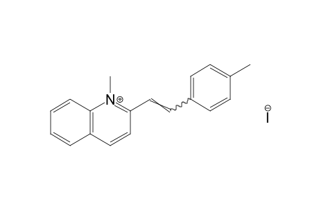 1-methyl-2-(p-methylstyryl)quinolinium iodide