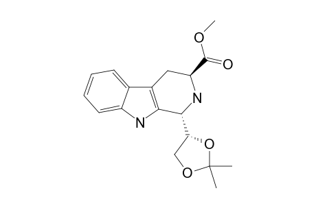 (TRANS)-METHYL-(3S)-1-[(S)-2,2-DIMETHYL-1,3-DIOXOLAN-4-YL]-2,3,4,9-TETRAHYDRO-1H-PYRIDO-[3,4-B]-INDOLE-3-CARBOXYLATE