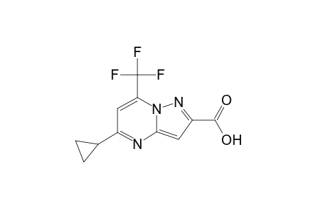 5-Cyclopropyl-7-(trifluoromethyl)pyrazolo[1,5-a]pyrimidine-2-carboxylic acid
