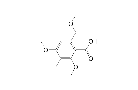 2,4-dimethoxy-6-(methoxymethyl)-3-methylbenzoic acid