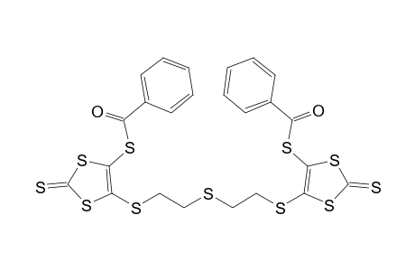 2,2'-Bis(4-benzoylthio-1,3-dithiole-2-thione-5-thio)diethylsulfide