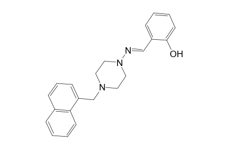 phenol, 2-[(E)-[[4-(1-naphthalenylmethyl)-1-piperazinyl]imino]methyl]-