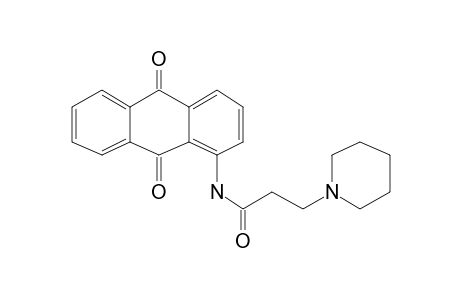 N-(9,10-Dioxo-9,10-dihydroanthracen-1-yl)-3-piperidin-1-ylpropionamid