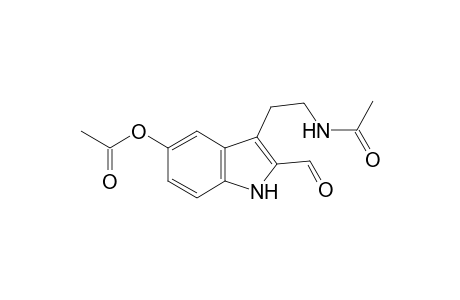 3-(2-Acetylaminoethyl)-2-formyl-1H-indol-5-yl acetate