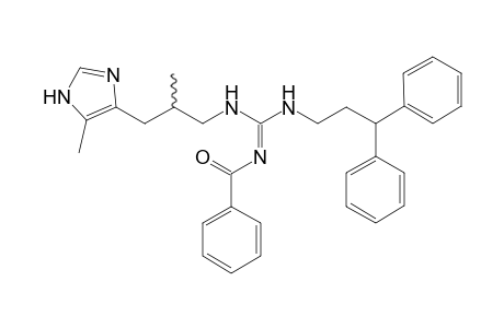 1-(5'-Methylimidazol-4'-yl)-2-methyl-5-(benzoylimino)-4,6-diaza-8-[biphenylmethyl]octane