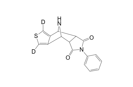 endo-4,8-Epimino-2-phenyl-2,3,3a,4,8,8a-hexahydro-1H-thieno[3,4-f]isoindole-1,3-dione-D2