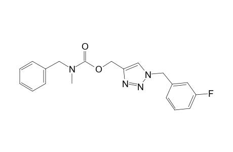 [1-(3-Fluorobenzyl)-1,2,3-triazol-4-yl]methyl benzyl(methyl)carbamate