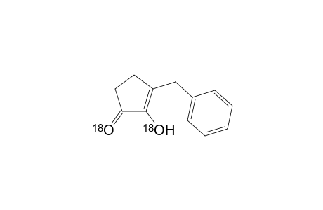 3-Benzyl-2-hydroxycyclopent-2-enone(Di-18O)