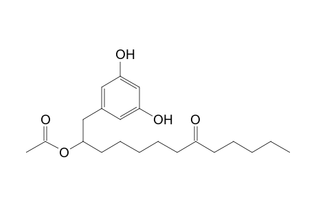 5-(2-ACETOXY-8-OXOTRIDECYL)-RESORCINOL