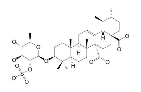 ZYGOPHYLOSIDE-D;3-O-[BETA-D-2-O-SULPHONYL-QUINOVOPYRANOSYL]-QUINOVIC-ACID