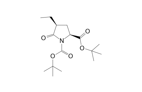 TERT.-BUTYL-(2S,4S)-N-TERT.-BUTOXYCARBONYL-4-ETHYLPYROGLUTAMATE