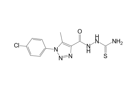 1-[1-(p-Chlorophenyl)-5-methyl-1,2,3-triazole-4-carbonyl]thiosemicarbazide