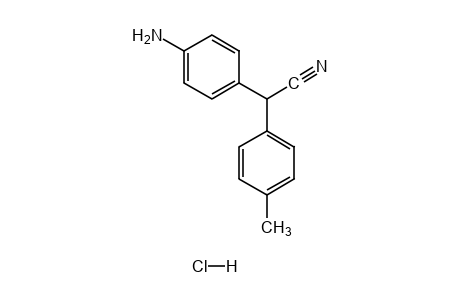 (p-aminophenyl)-p-tolylacetonitrile, hydrochloride