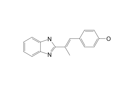 2-[2'-(p-Hydroxyphenyl)-1'-methylethenyl]-benzimidazole