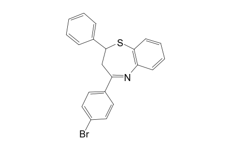 4-(4-bromophenyl)-2-phenyl-2,3-dihydro-1,5-benzothiazepine