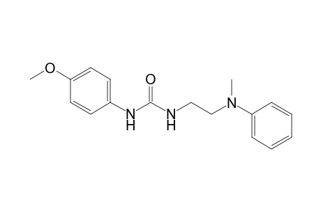 N-(4-methoxyphenyl)-N'-[2-(methylanilino)ethyl]urea