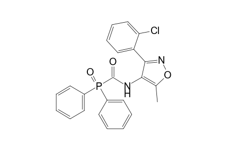 N-[3-(o-chlorophenyl)-5-methyl-4-isoxazolyl]-1-(diphenylphosphinyl)formamide