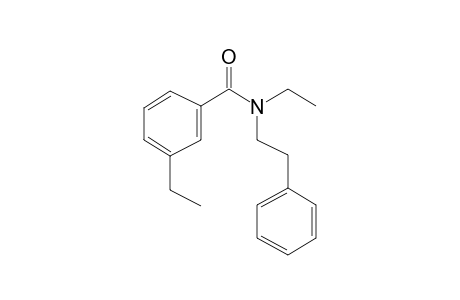 Benzamide, 3,N-diethyl-N-(2-phenylethyl)-