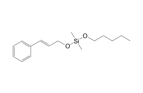 Silane, dimethyl(3-phenylprop-2-enyloxy)pentyloxy-