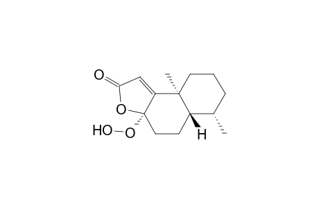 Naphtho[2,1-b]furan-2(3aH)-one, 4,5,5a,6,7,8,9,9a-octahydro-3a-hydroperoxy-6,9a-dimethyl-, [3aS-(3a.alpha.,5a.beta.,6.alpha.,9a.alpha.)]-