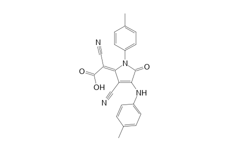 (E)-[1-(PARA-TOLYL)-3-[(PARA-TOLYL)-AMINO]-4-CYANO-2-OXOPYRROL-5-YLIDENE]-CYANOACETIC-ACID