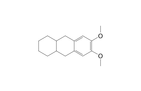 (4aRS,9aRS)-6,7-Dimethoxy-1,2,3,4,4a,9,9a,10-octahydro-anthracene