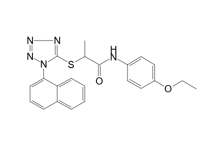 propanamide, N-(4-ethoxyphenyl)-2-[[1-(1-naphthalenyl)-1H-tetrazol-5-yl]thio]-