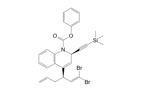 Phenyl (2R)-4-[(R)-1,1-Dibromohexa-1,5-dien-3-yl]-2-[(trimethylsilyl)ethynyl]-1,2-dihydroquinoline-1-carboxylate