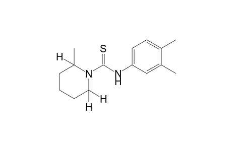 2-methylthio-1-piperidinecarboxy-3',4'-xylidide