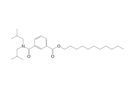 Isophthalic acid, monoamide, N,N-diisobutyl-, undecyl ester