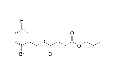 Succinic acid, 2-bromo-5-fluorobenzyl propyl ester