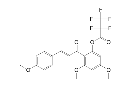 2'-Hydroxy-4,4',6'-trimethoxychalcone, pentafluoropropionate