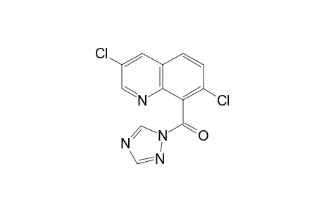 1H-1,2,4-Triazole, 1-[(3,7-dichloro-8-quinolinyl)carbonyl]-