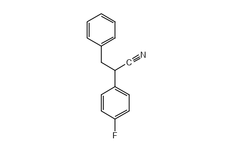 2-(p-fluorophenyl)-3-phenylpropionitrile