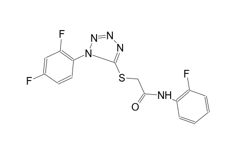 acetamide, 2-[[1-(2,4-difluorophenyl)-1H-tetrazol-5-yl]thio]-N-(2-fluorophenyl)-