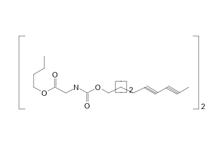 Dibutyl 1,1'-((5,7,9,11-hexadecatetraynylene)bis(oxycarbonylimino))diacetate