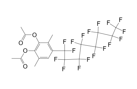 2,3-Diacetoxy-1,4-dimethyl-5-perfluorooctylbenzene