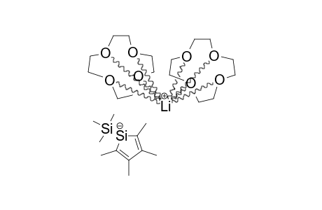 [LI(12-CROWN-4)2]-[C4ME4SISIME3]