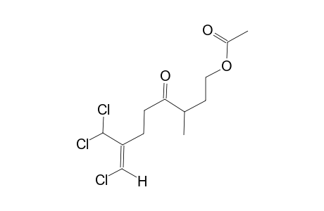 (7Z)-1-(Acetoxy)-8-chloro-7-(dichloromethyl)-3-methyloct-7-en-4-one