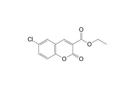 6-chloro-2-oxo-2H-1-benzopyran-3-carboxylic acid, ethyl ester