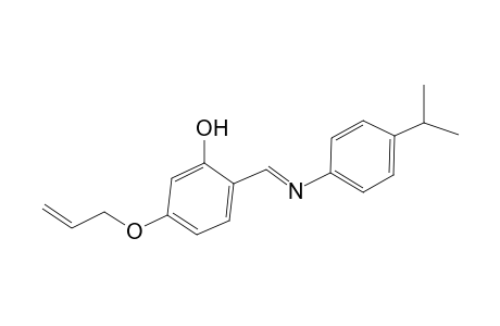 5-(allyloxy)-2-{(E)-[(4-isopropylphenyl)imino]methyl}phenol