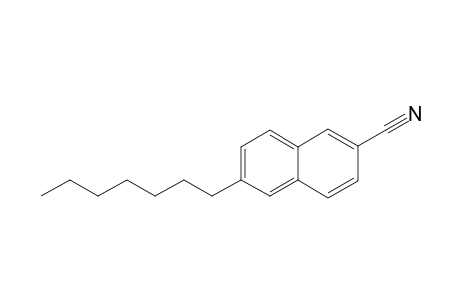 2-Naphthalenecarbonitrile, 6-heptyl-