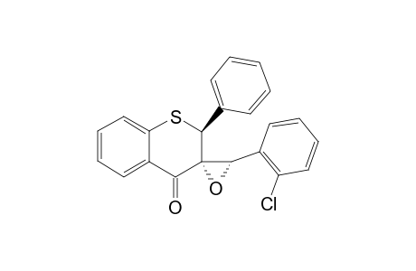 TRANS,TRANS-(+/-)-3'-(2-CHLOROPHENYL)-2-PHENYLSPIRO-[2H-1-BENZOTHIOPYRAN-3(4H),2'-OXIRAN]-4-ONE