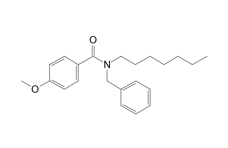 Benzamide, 4-methoxy-N-benzyl-N-heptyl-